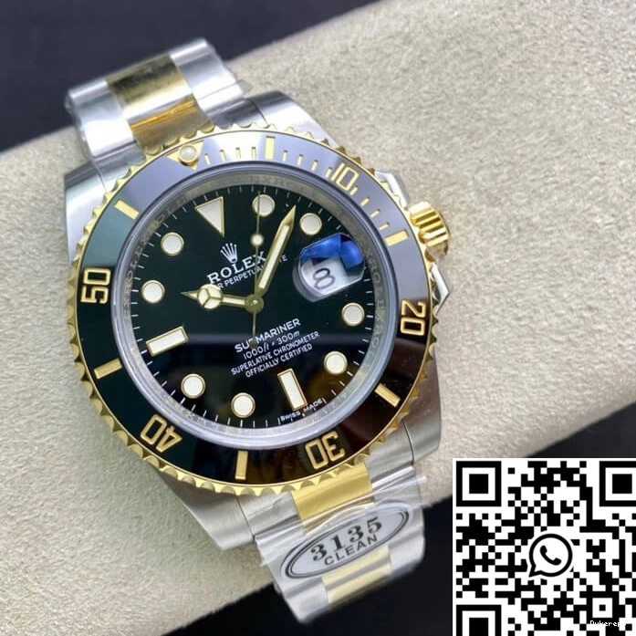 116613-LN-97203 Dial Black Submariner Clean Rolex Factory V4 0217